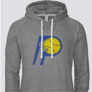 1988 Indiana Pacers Snow Heather Raglan Hood